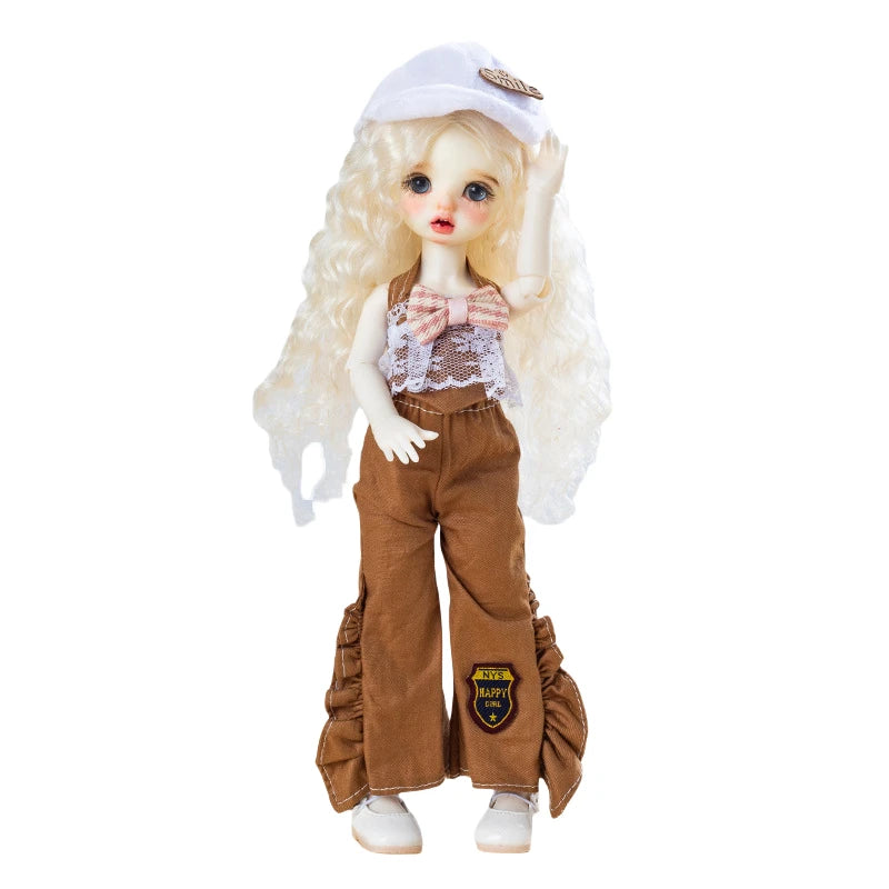 30CM BJD Doll Clothes Girl Dress Up Makeup DIY Toys Dollhouse Accessories Set Children Humanoid Doll Girl Gifts