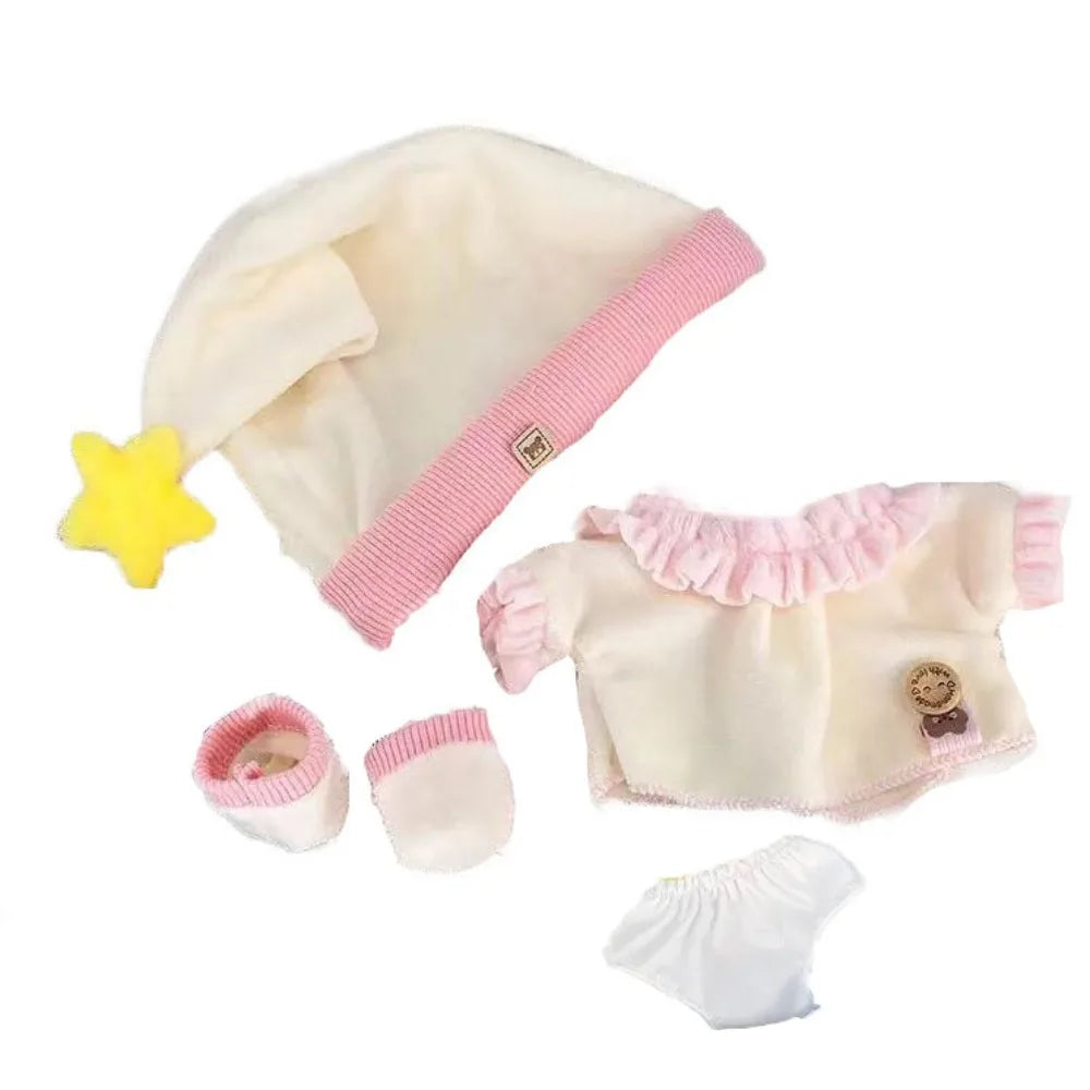 College Uniform 20cm Cotton Doll Clothes Jackets Coat Idol Doll Clothes Cool Sport Plush Doll Clothes 20cm Cotton Doll