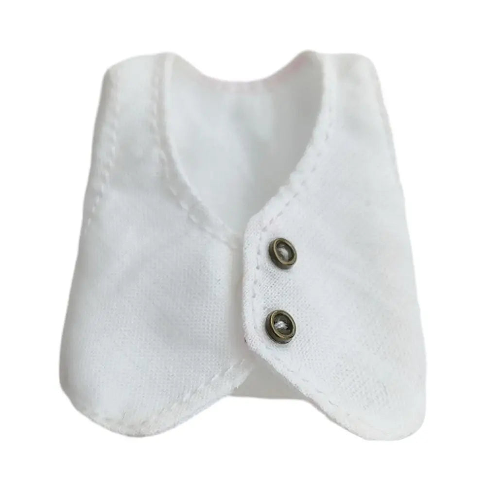 Doll Clothes For 1/11 ob11 dolls For 1/12 Bjd Doll Clothes Vest Tops Casual Wear Shirts Doll Clothes Accessories Gift Toys