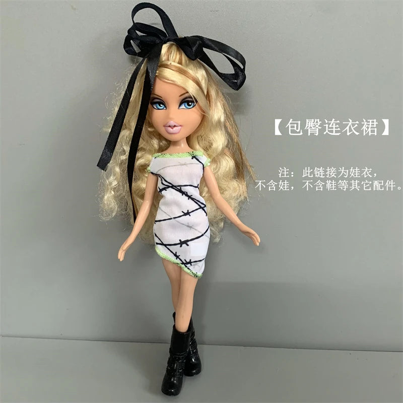 many kinds of clothes dress for 30cm doll fashion cool doll high school doll