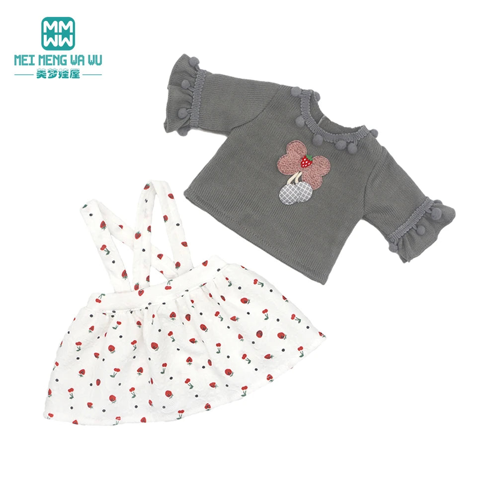 Doll Clothes for 43 cm new born doll and American doll accessories  fashionable gauze dress, bow dress