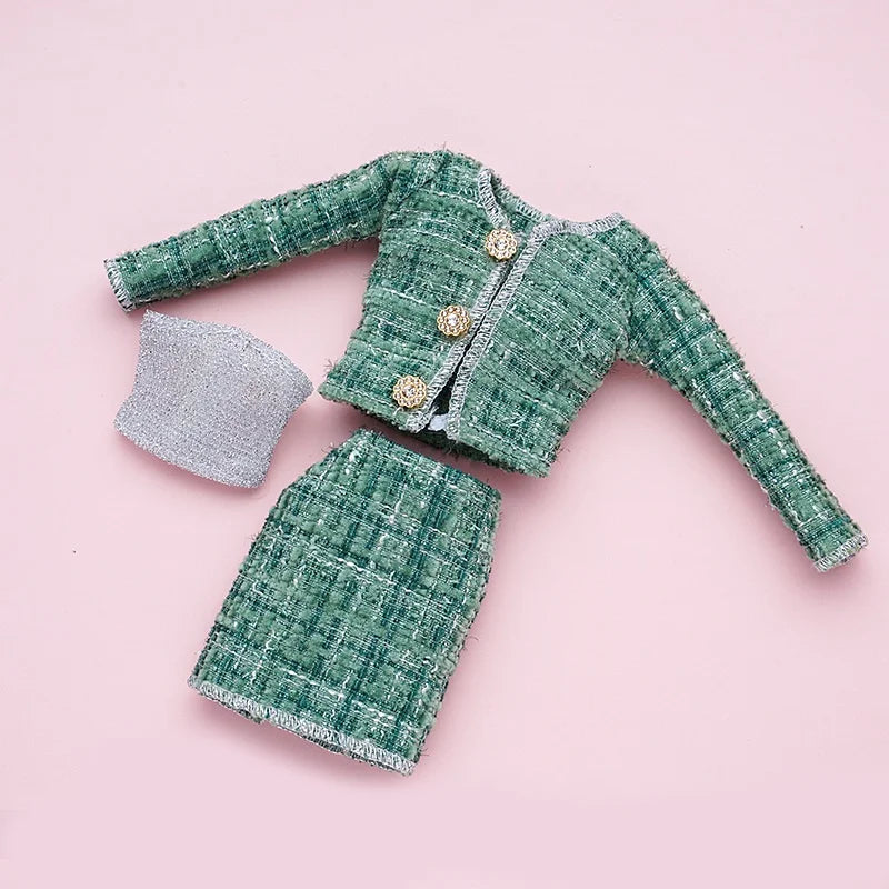 Doll Clothes 30cm Skirt Temperament Wear Matching Pieces Daily Doll Clothes Set for Girls BJD 1/6 Doll Toy Gift