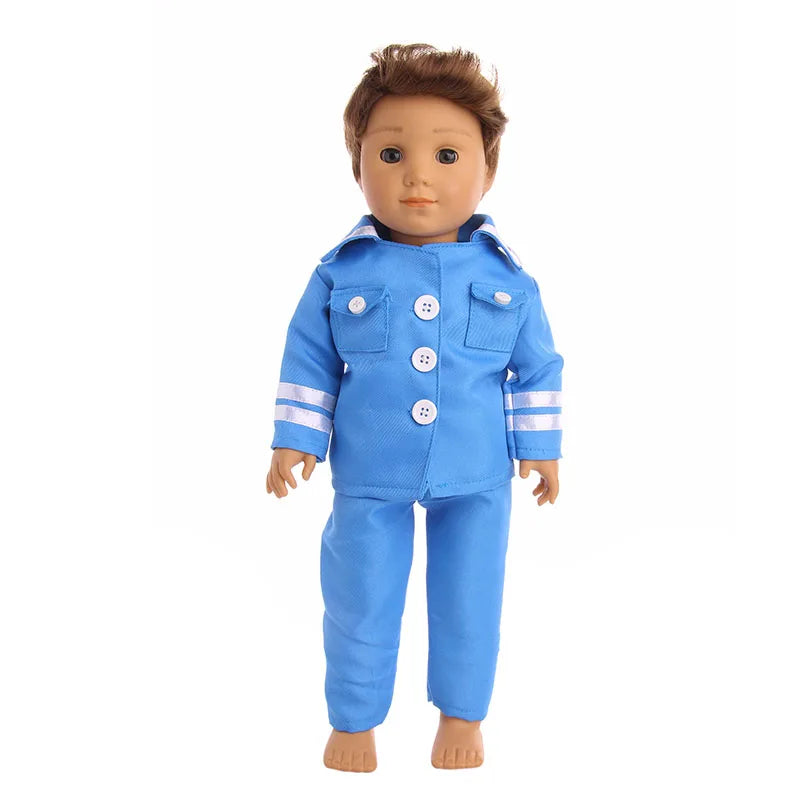 Doll Clothes Leisure Sportswear Cute Animal Print For 43cm Baby Doll &18Inch American Doll Outfits,Our Generation Gifts Toys