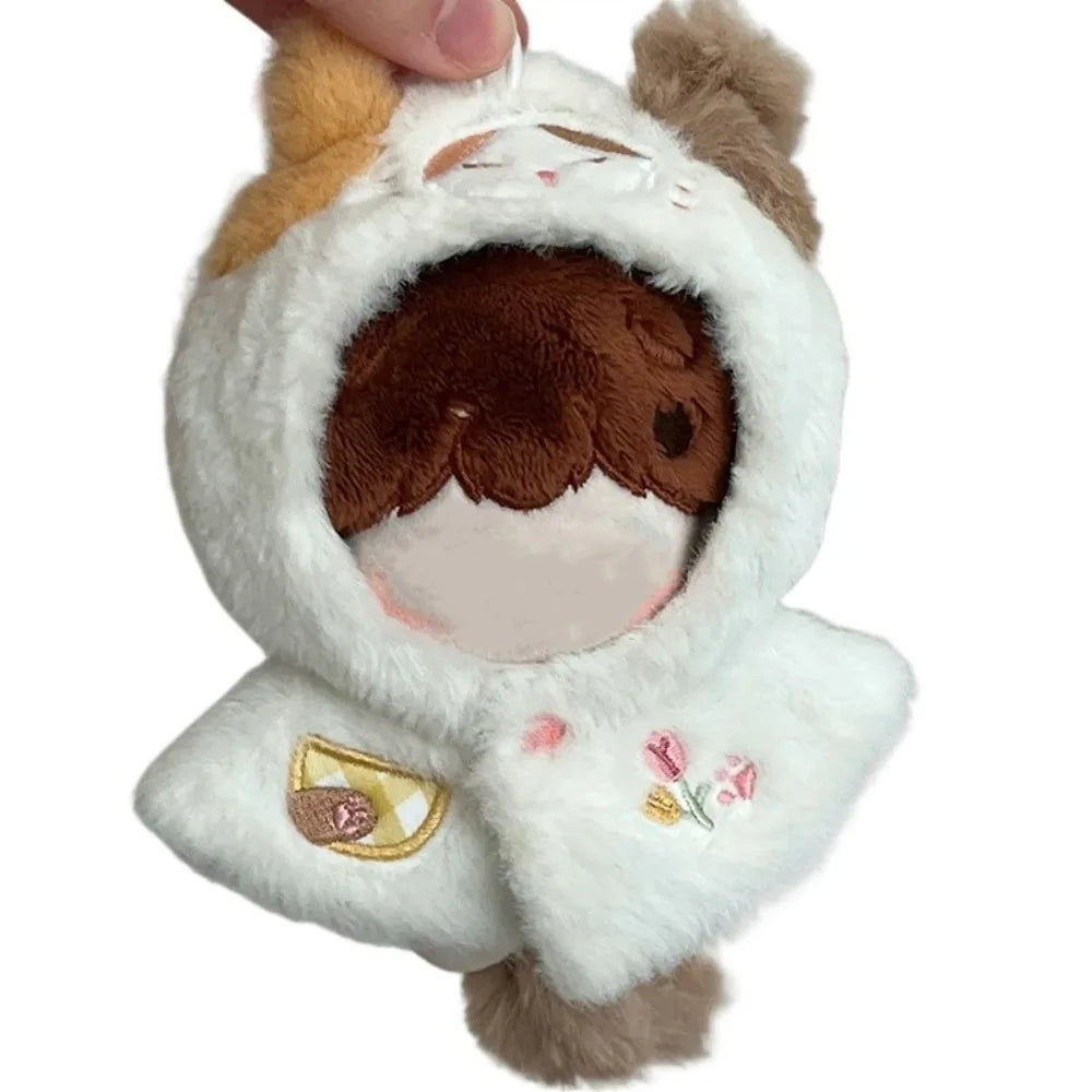 Uniform 10cm Cotton Doll Clothes Shirt T-shirt Doll Clothes Outfit Pants Lovely Doll Dress Up Set 10cm Cotton Doll