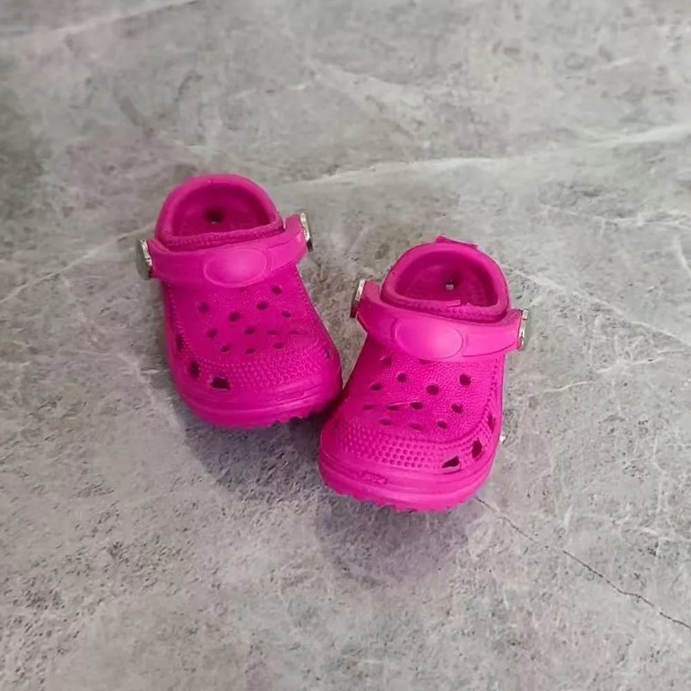 Fashion 30cm Doll Shoes Slippers 1/6 Bjd Doll Shoes Accessories  5x2.8x3.4cm