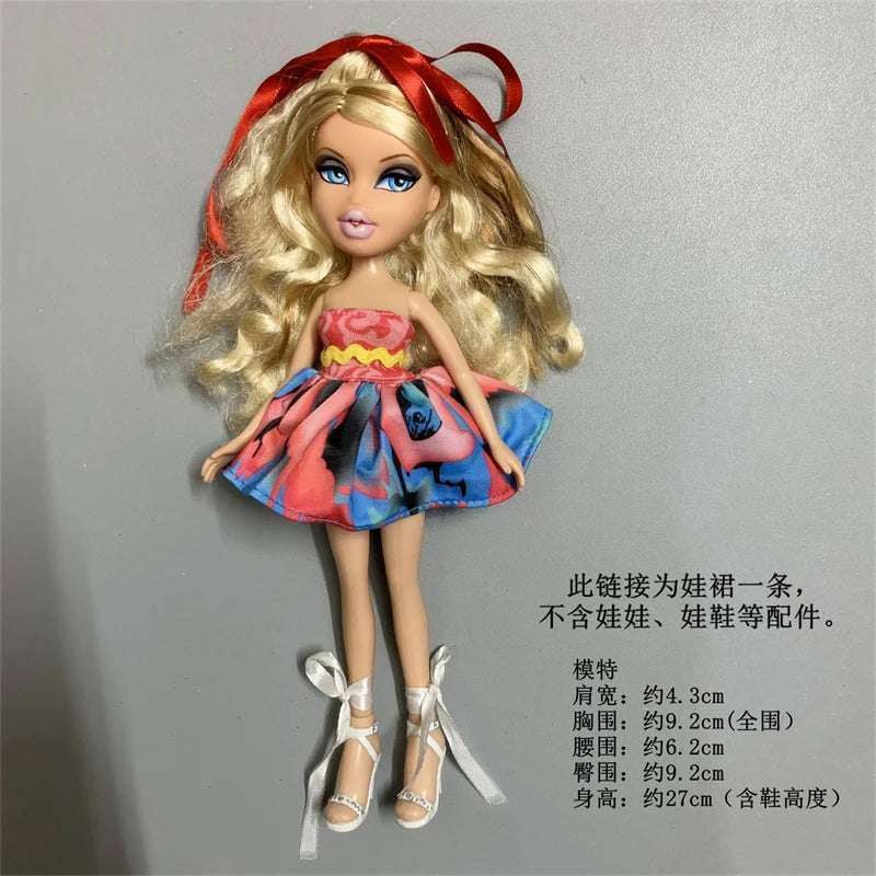 many kinds of clothes dress for 30cm doll fashion cool doll high school doll