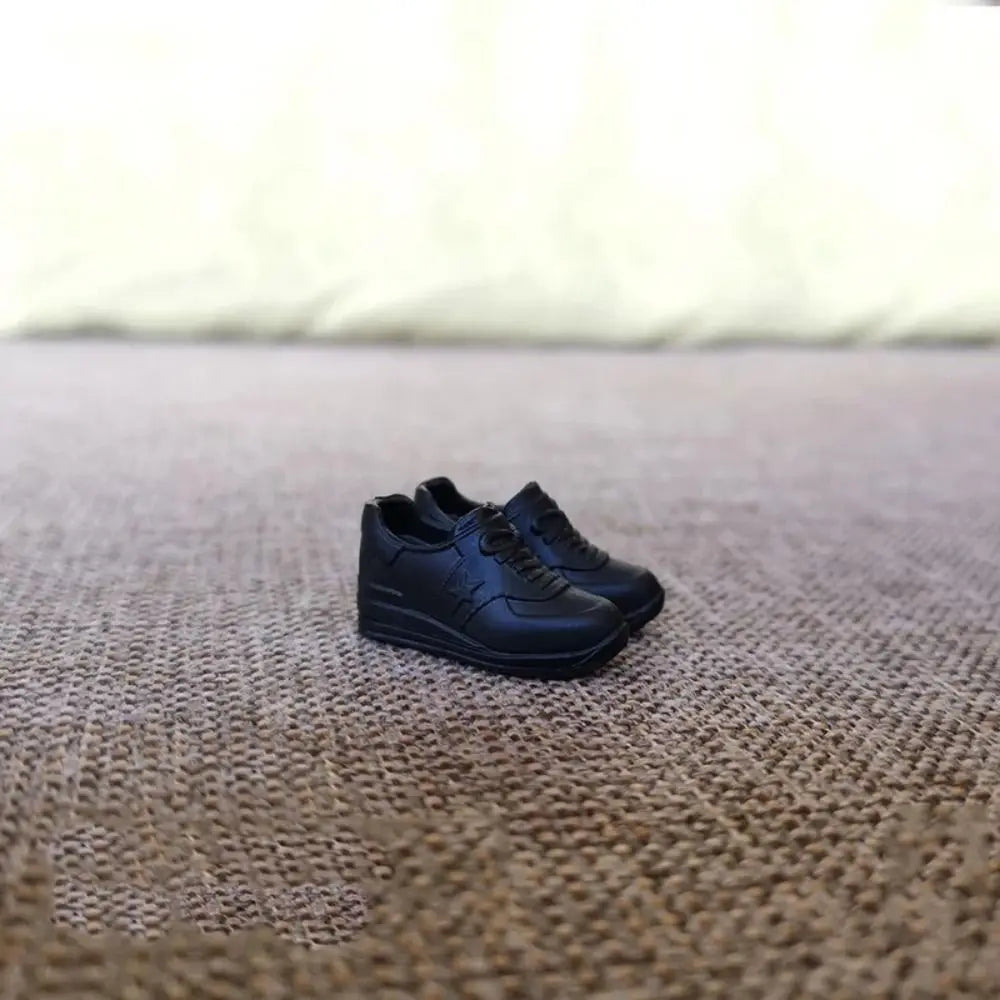Doll Shoes For 30cm Dolls 1/6 Doll Soft Plastic Sneakers PVC Doll Casual Shoes Fit for Foot Length 2cm Doll Accessories