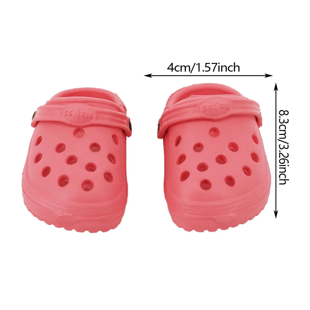 Doll Shoes Sandal For 43CM Born Baby Doll Clothes Accessories 18 Inch American Doll Girl‘s Toys Our Generation Gift