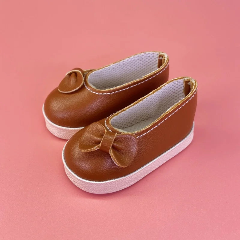 New Design 6cm Fashion Girl Doll Shoes Fit for Paola Reina & Mia Corolle Trendy 1/4 Scale Doll Footwear Cute Toy Shoes for Dolls