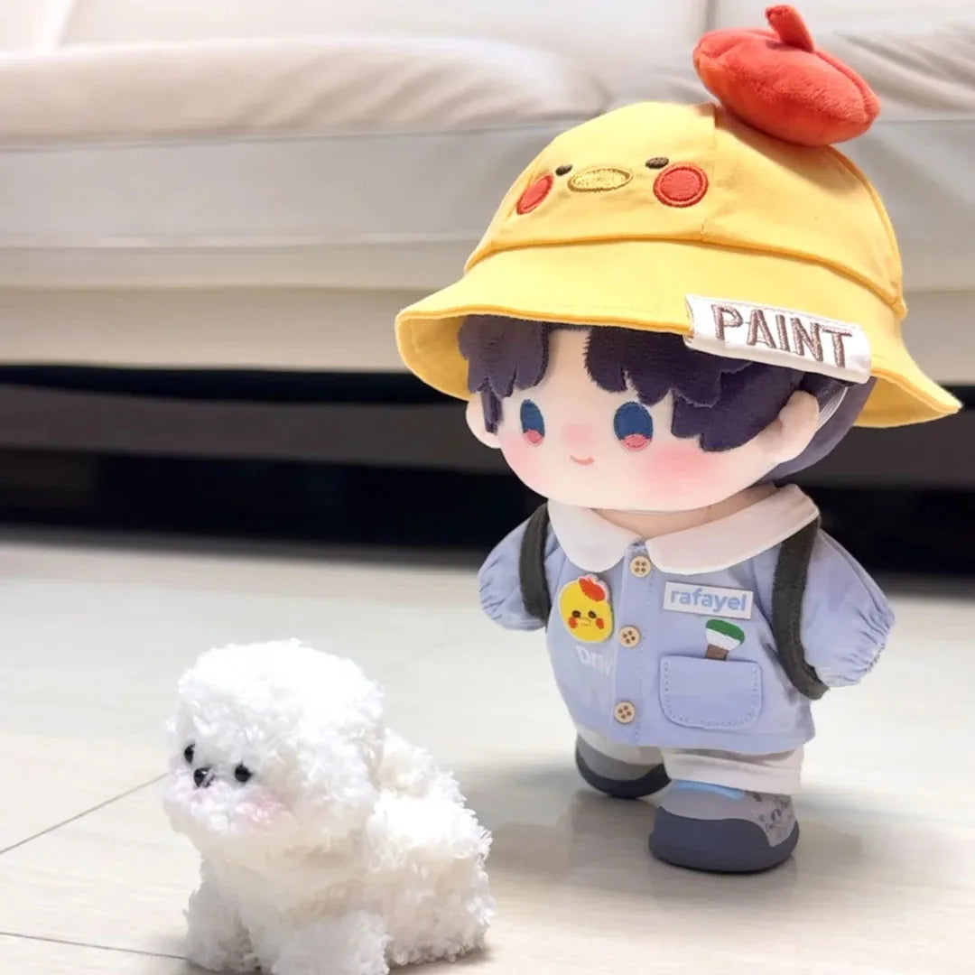 Only Clothes 20cm Cotton Doll Clothes Set With Hat Kindergarten Theme Qi Yu Doll Costume For Plush Toys Love In Deep Space