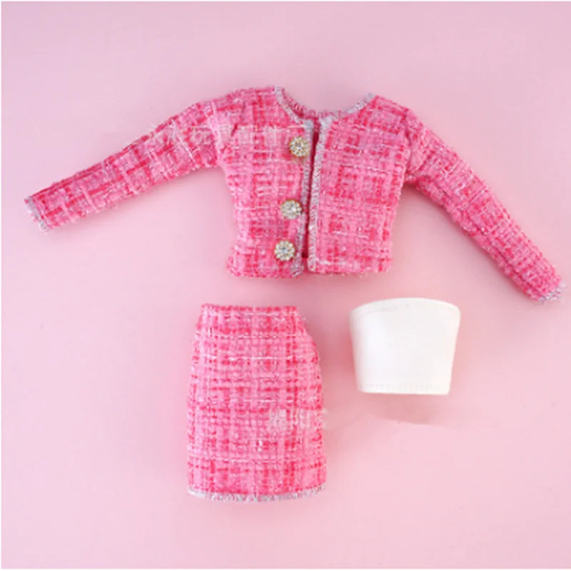 Doll Clothes 30cm Skirt Temperament Wear Matching Pieces Daily Doll Clothes Set for Girls BJD 1/6 Doll Toy Gift