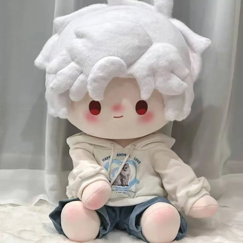40cm Doll Clothes Cotton Doll Sitting Cute Set Pajama Dress Up Handsome Uniform Temperament Casual Doll Replace Only Clothes