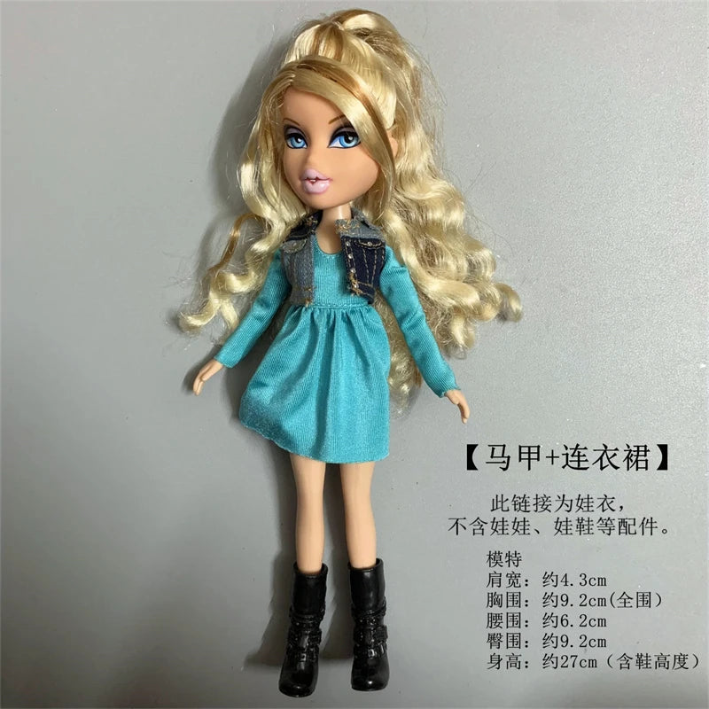 many kinds of clothes dress for 30cm doll fashion cool doll high school doll