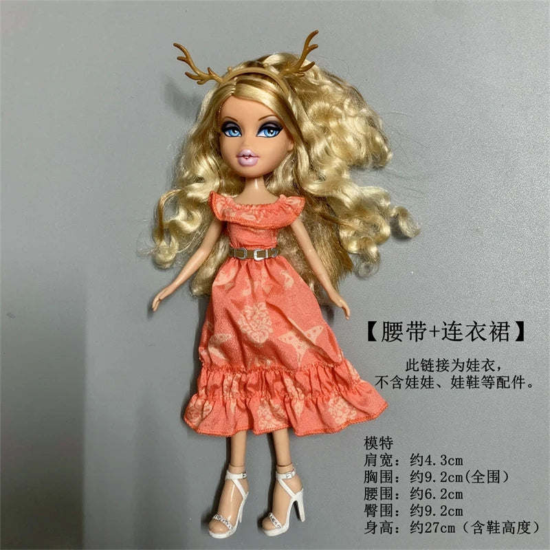 many kinds of clothes dress for 30cm doll fashion cool doll high school doll