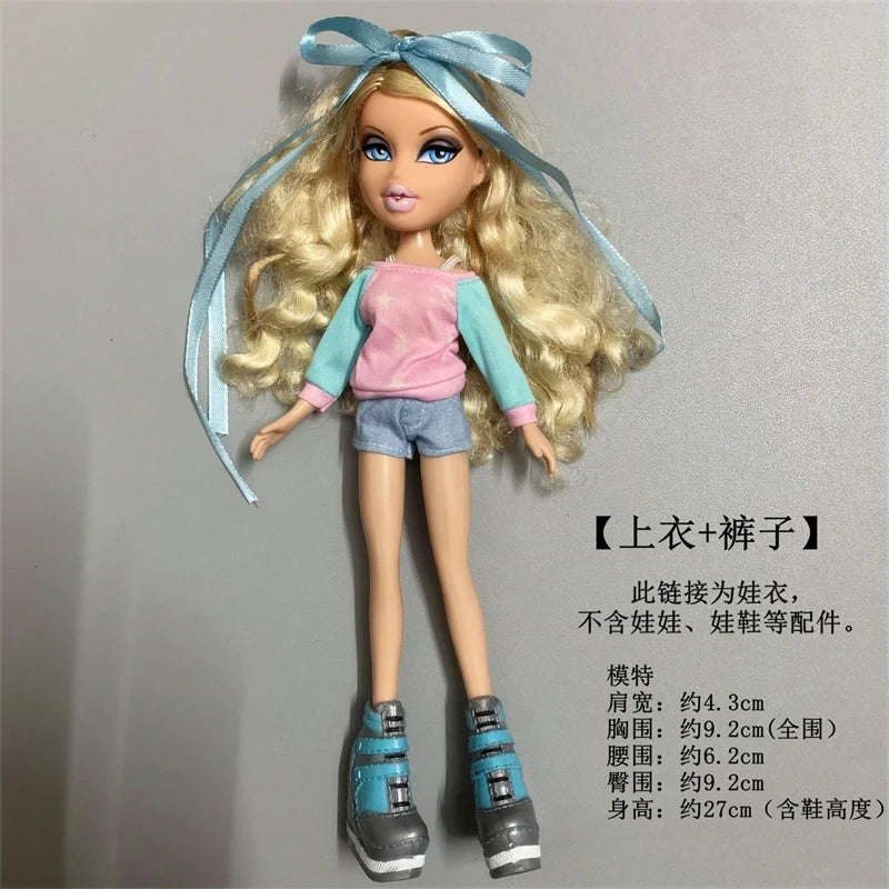 matched suit clothes for 30cm doll clothes fashion cool doll clothes