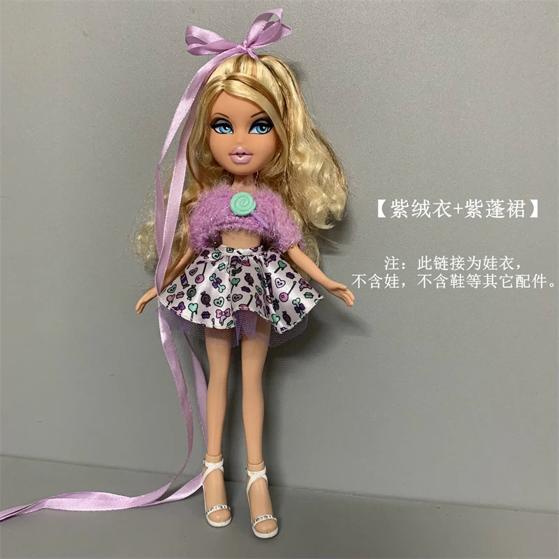 matched suit clothes for 30cm doll clothes fashion cool doll clothes
