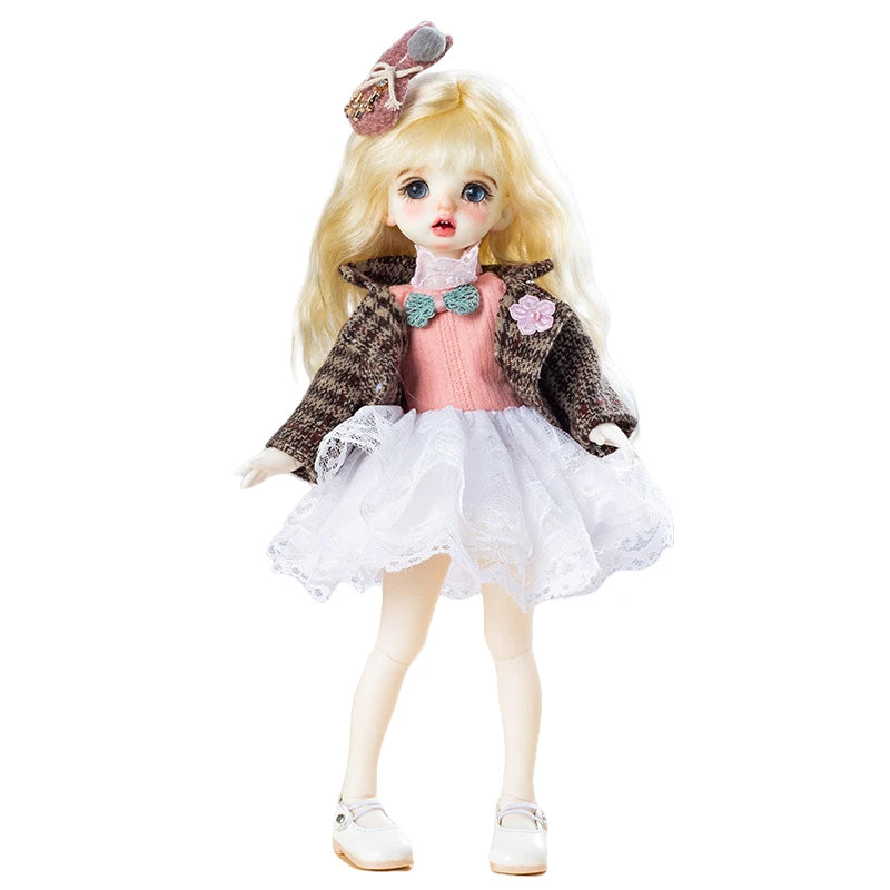 30CM BJD Doll Clothes Girl Dress Up Makeup DIY Toys Dollhouse Accessories Set Children Humanoid Doll Girl Gifts