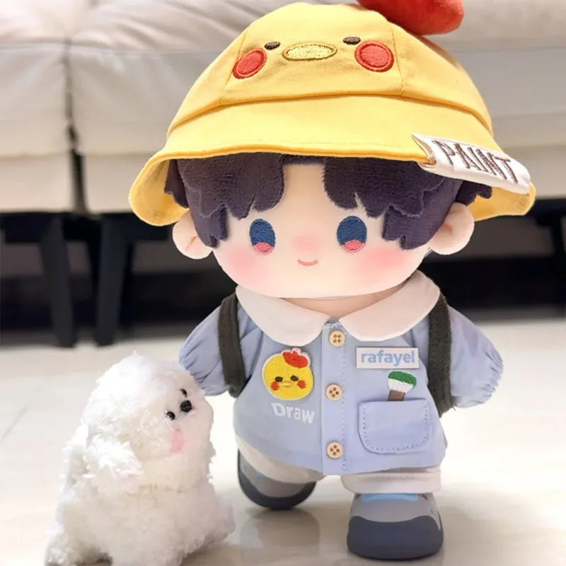 Only Clothes 20cm Cotton Doll Clothes Set With Hat Kindergarten Theme Qi Yu Doll Costume For Plush Toys Love In Deep Space