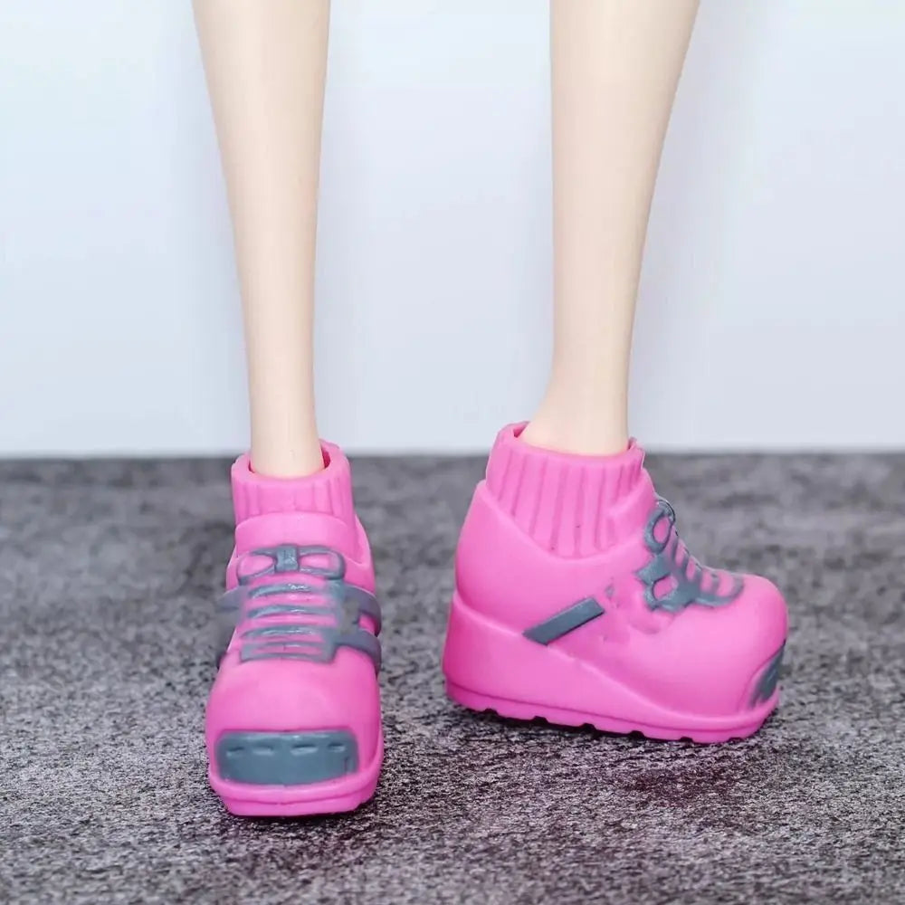 Quality 1/6 Doll Shoes New 30cm 20 Styles High Heels Shoes Original Doll Casual Shoes Doll Accessories