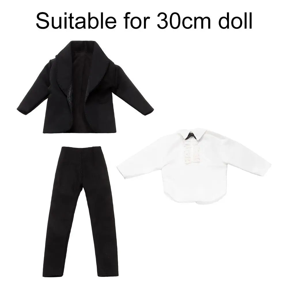1/6 Doll Clothes Male Doll Daily Wear Casual Suit Shirt Pants Wedding Party Suit Man Doll Suit Clothes 30cm Doll Accessories