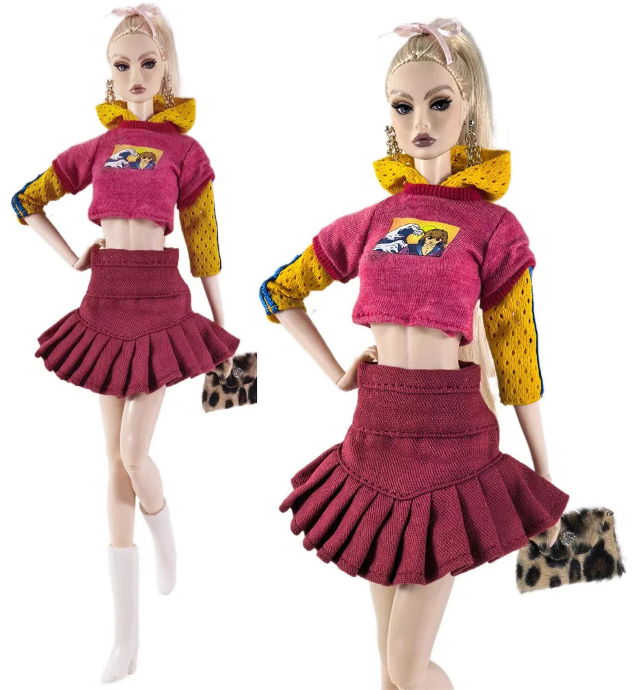 Doll Clothes 1:6 Scale Clothes Outfit for 11.5 inch 30cm Doll Many Style for Choice Gifts for girls