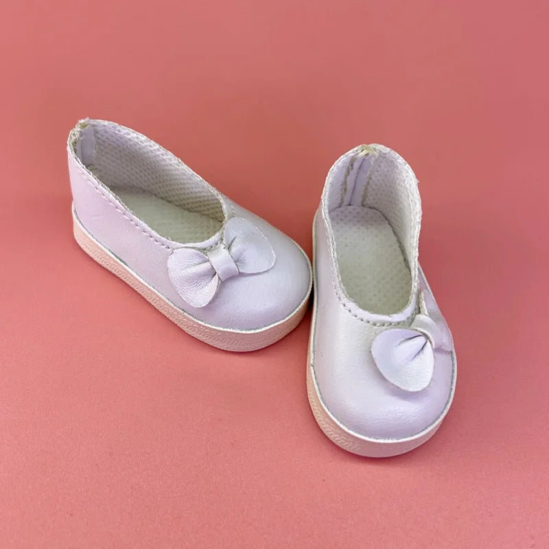 New Design 6cm Fashion Girl Doll Shoes Fit for Paola Reina & Mia Corolle Trendy 1/4 Scale Doll Footwear Cute Toy Shoes for Dolls