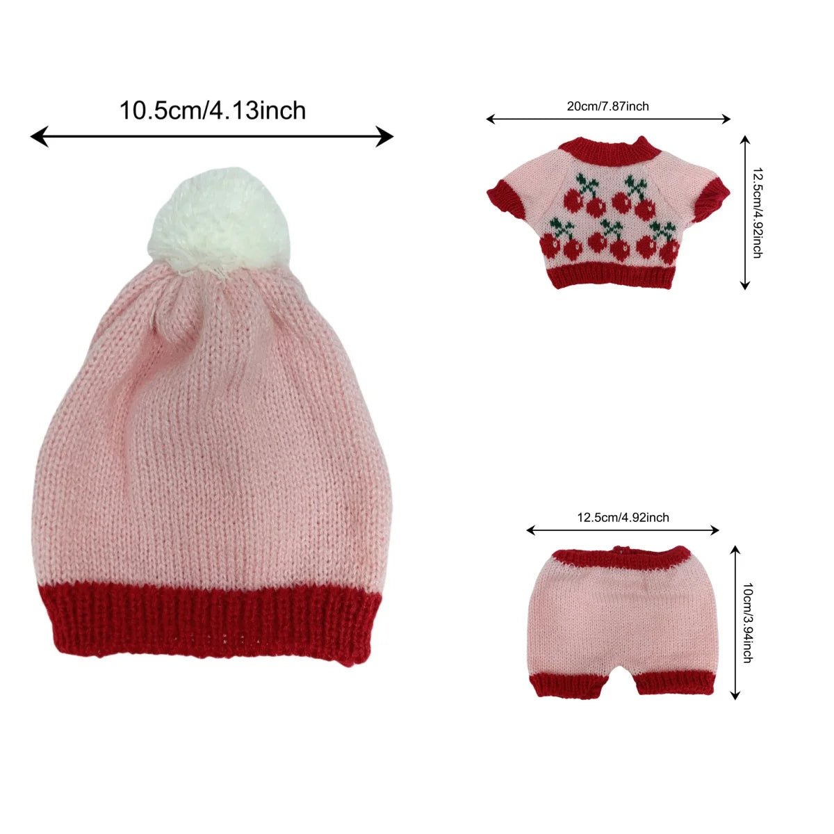 Doll Clothes 4 sets of clothes Accessories Fit 13 Inch Doll Fashion Nice Style Silicone Doll Clothes