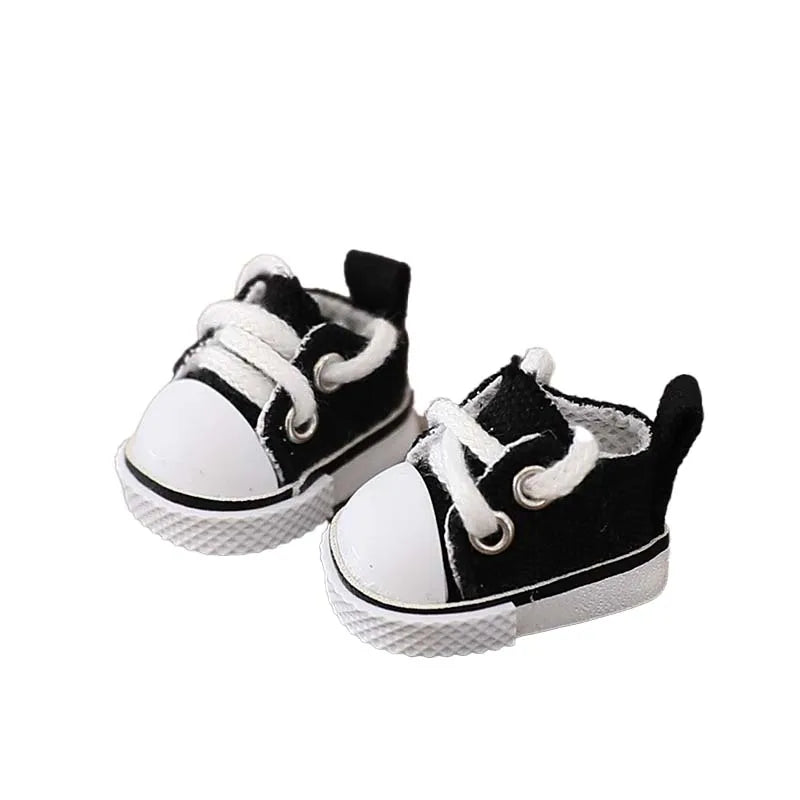 For 10cm Cotton Doll Shoes Fashion Leather Shoes Doll Accessories Mini Doll'S Sports Shoes Dolls Accessories DIY Toys