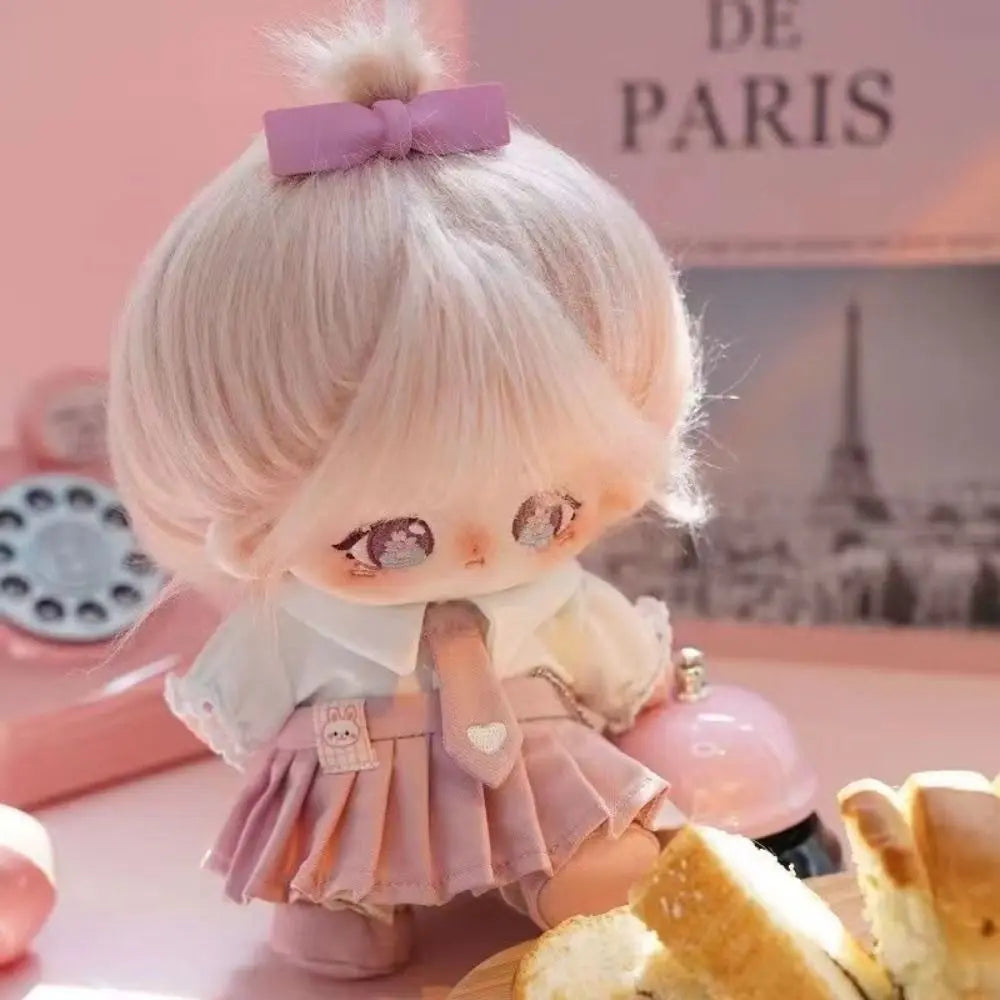 20cm Cotton Doll Clothes Pretty Dress Outfit Cute Hoodie Casual Suit Plush Toys Dress Up Clothing Girls Brithday Gift