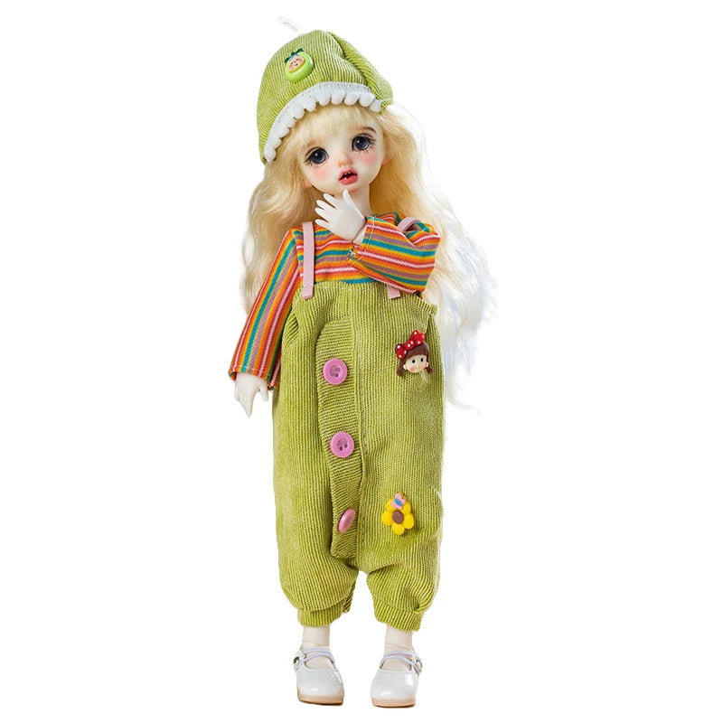 30CM BJD Doll Clothes Girl Dress Up Makeup DIY Toys Dollhouse Accessories Set Children Humanoid Doll Girl Gifts