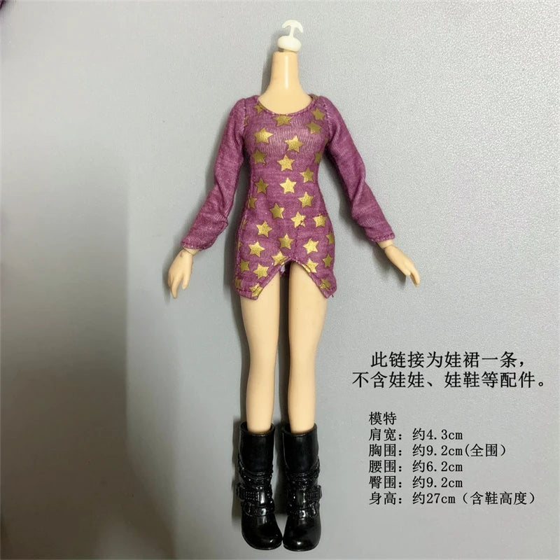 many kinds of clothes dress for 30cm doll fashion cool doll high school doll
