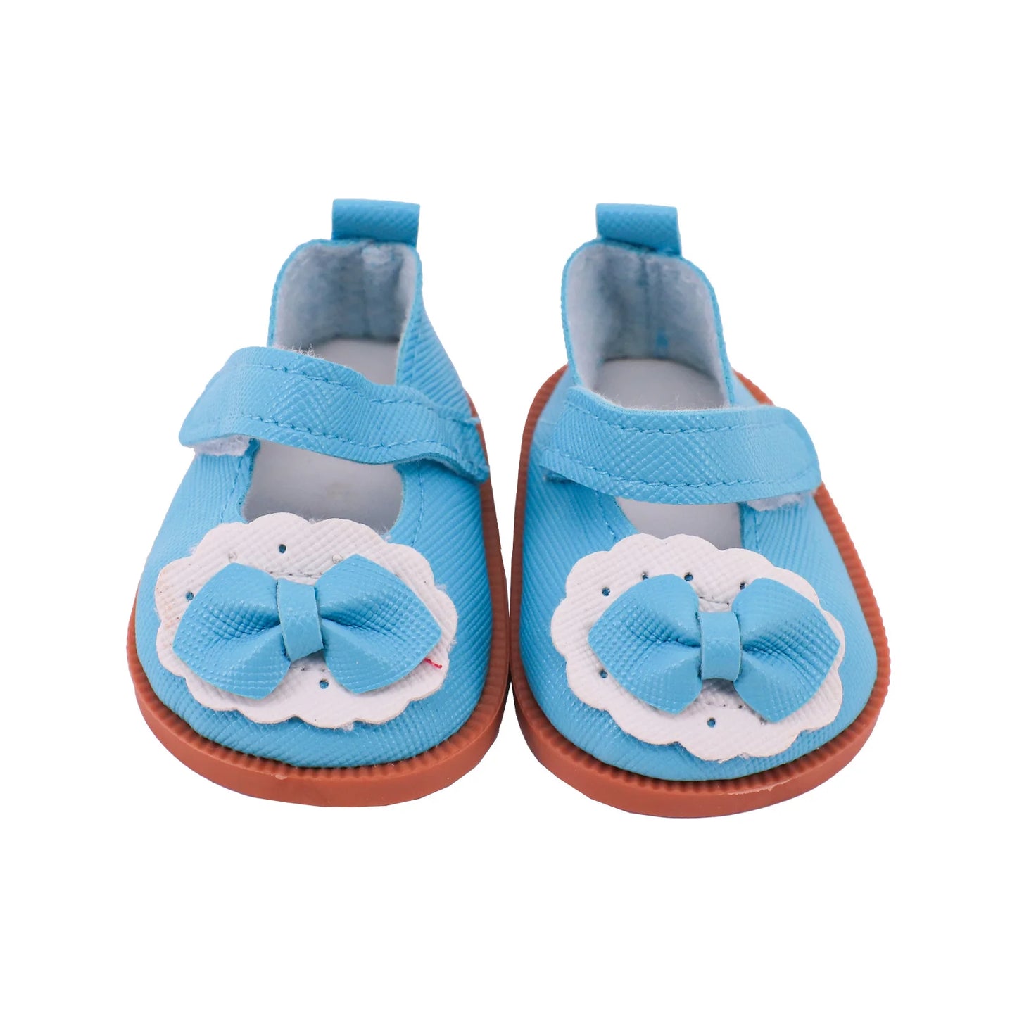 Doll Shoes Bow Tie Shoes Pop Leather Shoes Cute Cat Patterned Shoes For 18Inch American Doll&43CM Baby Doll Shoes,Girl Toys Gift