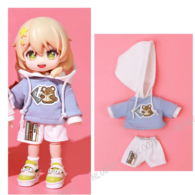 Ob11 Clothes Sets 1/12 BJD Doll Clothes Obitsu11 GSC Doll  Clothes & 11cm BJD Doll Clothes Pants