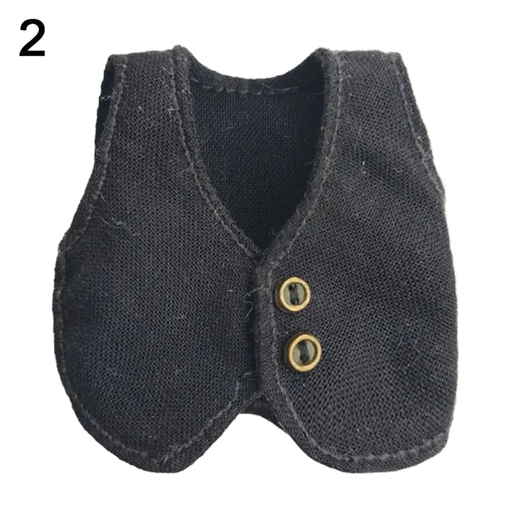 Doll Clothes For 1/11 ob11 dolls For 1/12 Bjd Doll Clothes Vest Tops Casual Wear Shirts Doll Clothes Accessories Gift Toys