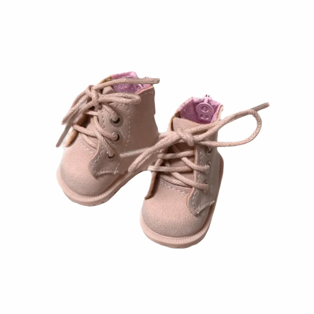 5*2.9*3.8cm Doll Shoes Baby Shoes Style Leather Material Zsiga Doll Boots Doll Accessories Changeable Design Leather Boots