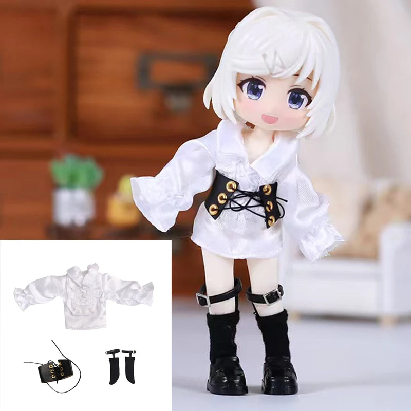 Ob11 Clothes Sets 1/12 BJD Doll Clothes Obitsu11 GSC Doll  Clothes & 11cm BJD Doll Clothes Pants