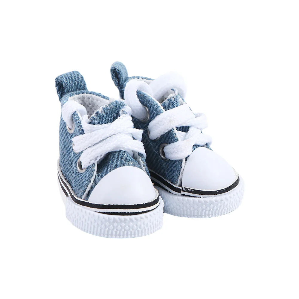Dolls Accessories 3.5CM Sneakers Shoes Mini Shoes For Children Blyth Shoes Canvas Shoes Shoes