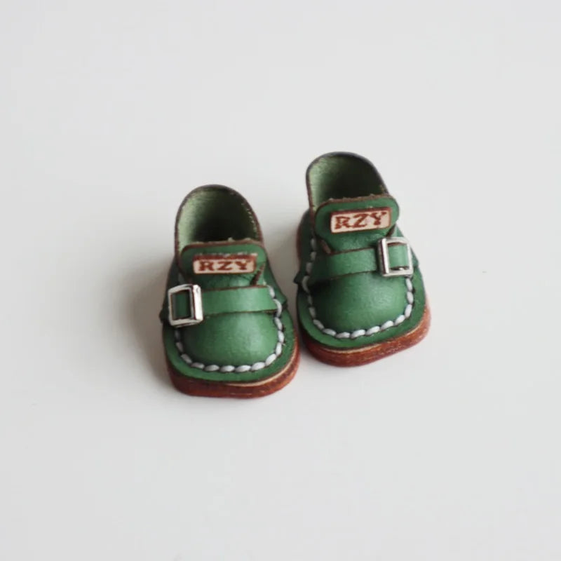 Ob11 Dolls Shoes Cute Leather Shoes Spotted Shoes for Body9, YMY Body, UFDOLL, GSC, Obitsu11, 1/12bjd Doll Accessories Toys