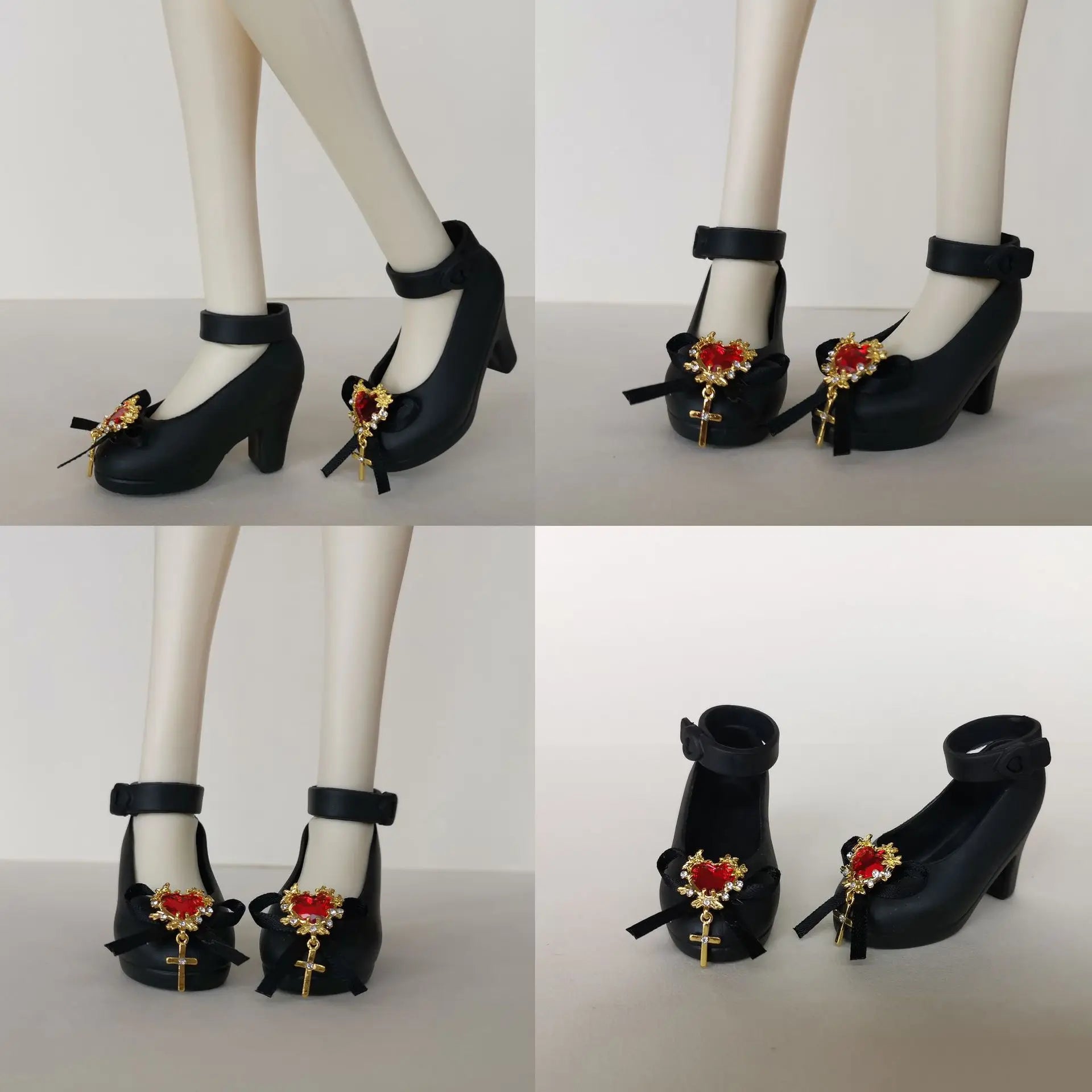 1\4 Doll Shoes Accessories Xinyi BJD SD Doll Shoes Fashion Luxury Design Sandals High Heels Doll Daily Wear Shoes