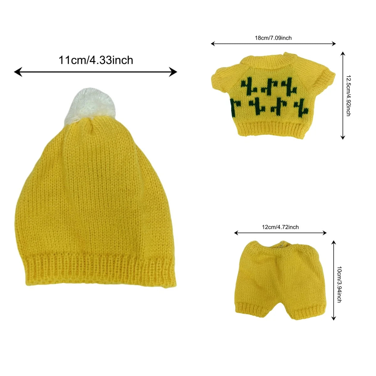 Doll Clothes 4 sets of clothes Accessories Fit 13 Inch Doll Fashion Nice Style Silicone Doll Clothes