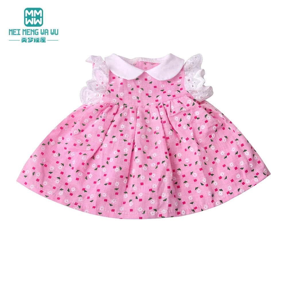 Doll Clothes Fashion T Shirt Pants Cartoon Dress Fits 45cm American Doll Toy Accessories Gift Girls