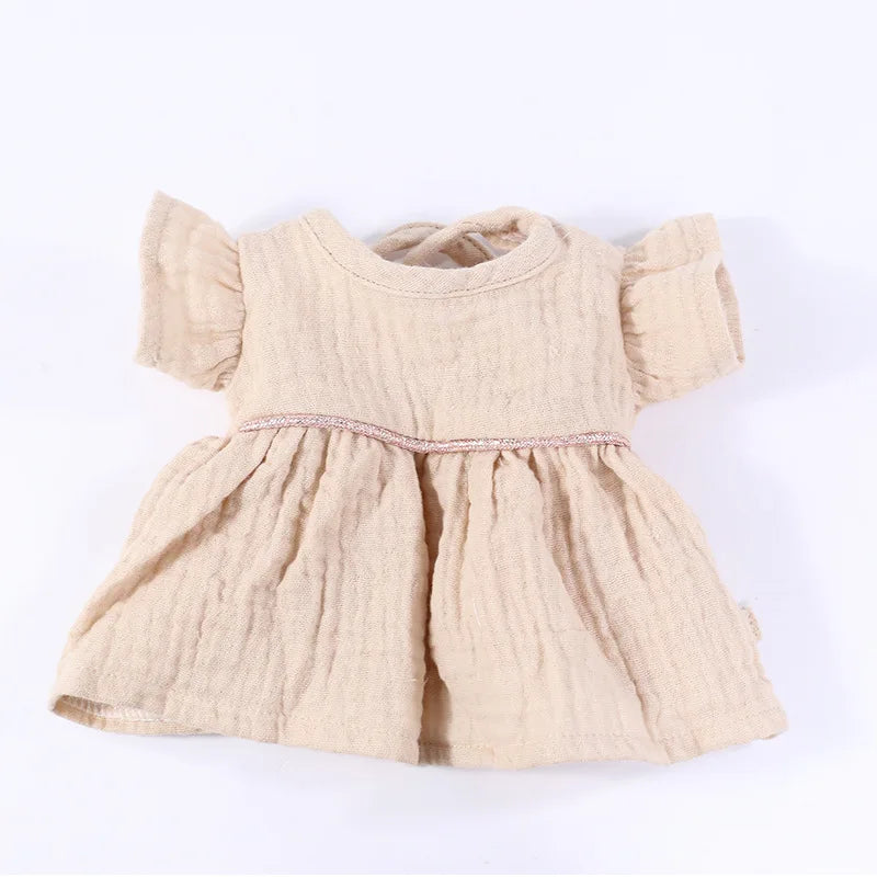 Doll clothes for 13 Inch 33CM Dolls Baby Toys Doll accessories Vest Dress Doll Clothes For 13 Inch American Reborn Baby Dolls