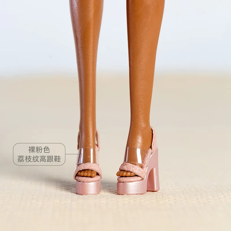 Cool doll shoes / 30cm doll high heels boots / accessories for 1/6 BB Fr fashion doll / dollhouse toys