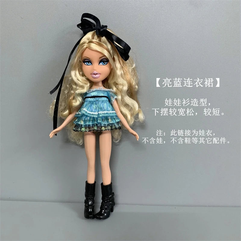 many kinds of clothes dress for 30cm doll fashion cool doll high school doll