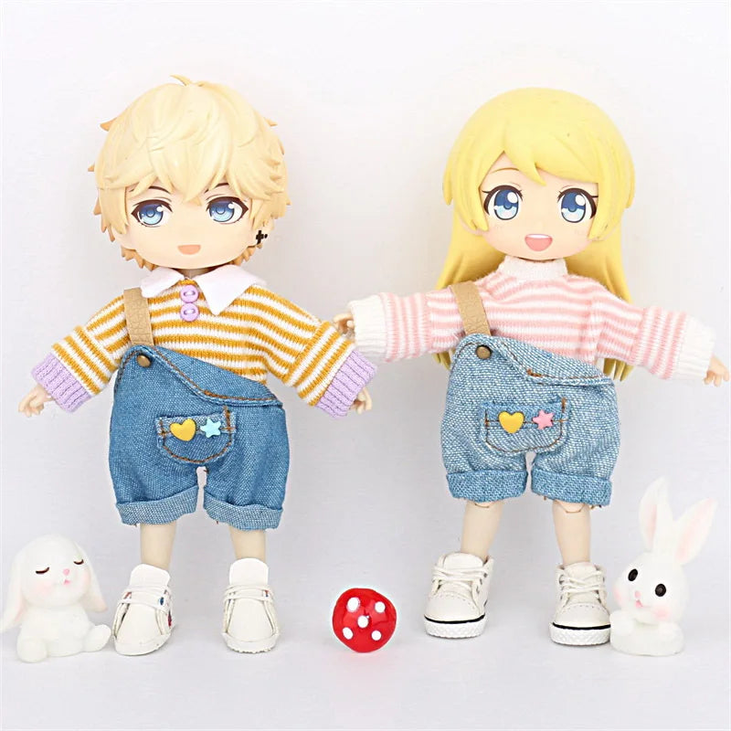 HOUZIWA OB11 Doll Clothes GSC 1/12 Bjd Doll Clothes Overalls