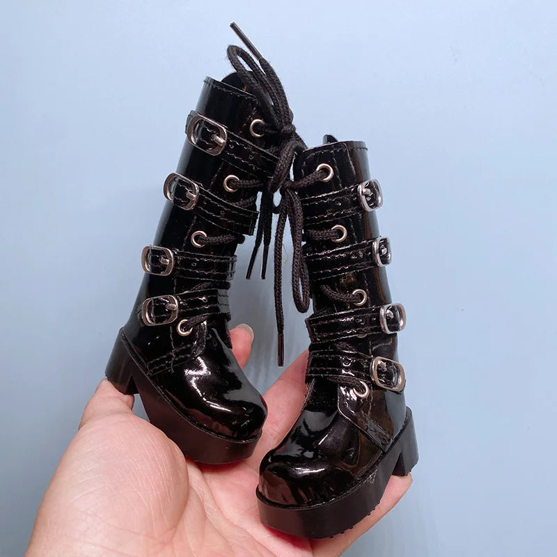 Fashion 60cm Doll Shoes Boots 1/3 Bjd Doll Shoes 7.5cm Foot Wear Shoes Toy Doll Accessories