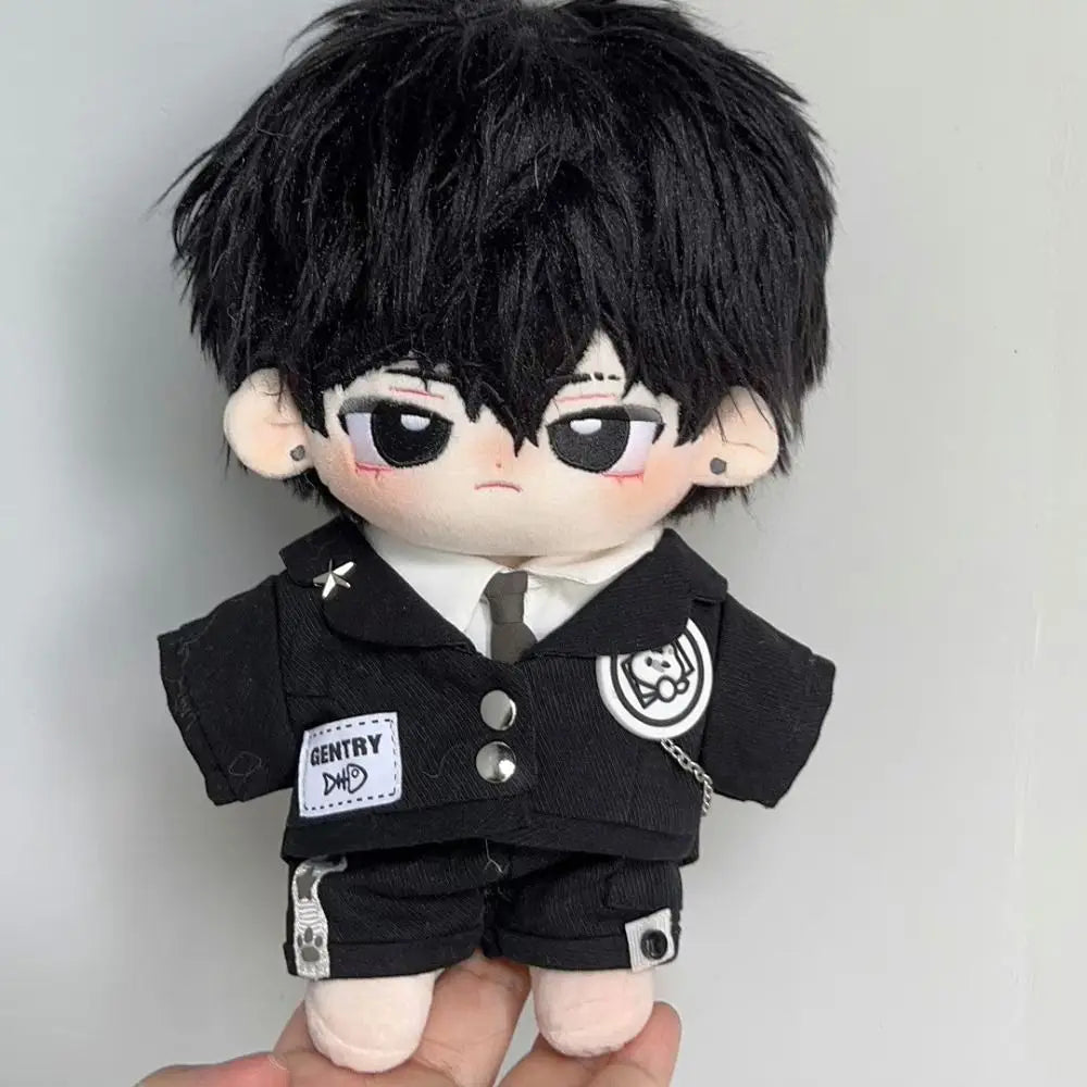Cat Ear Cotton Doll Clothes Hoodie Jacket Plush Doll Clothes Cool Uniform No Attribute Doll Clothes Children's Gift