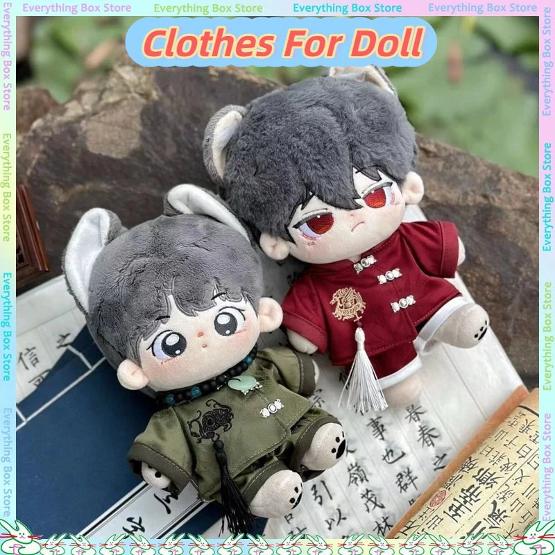Chinese Style Doll Clothes Are Suitable For 20cm Doll Clothes Cotton Doll Clothes Doll Clothes Decoration Dressing Accessories
