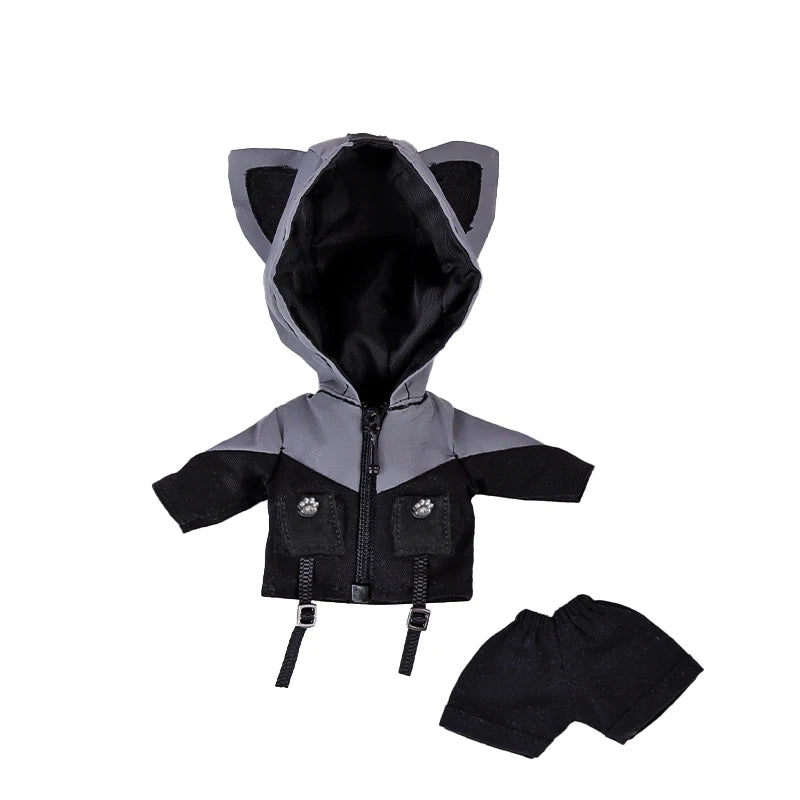 Dolls Accessories Casual Wear Doll Reflective Jacket Sportswear Decoration Ob11 Clothing Cool Handmade Doll Coat Obitsu11