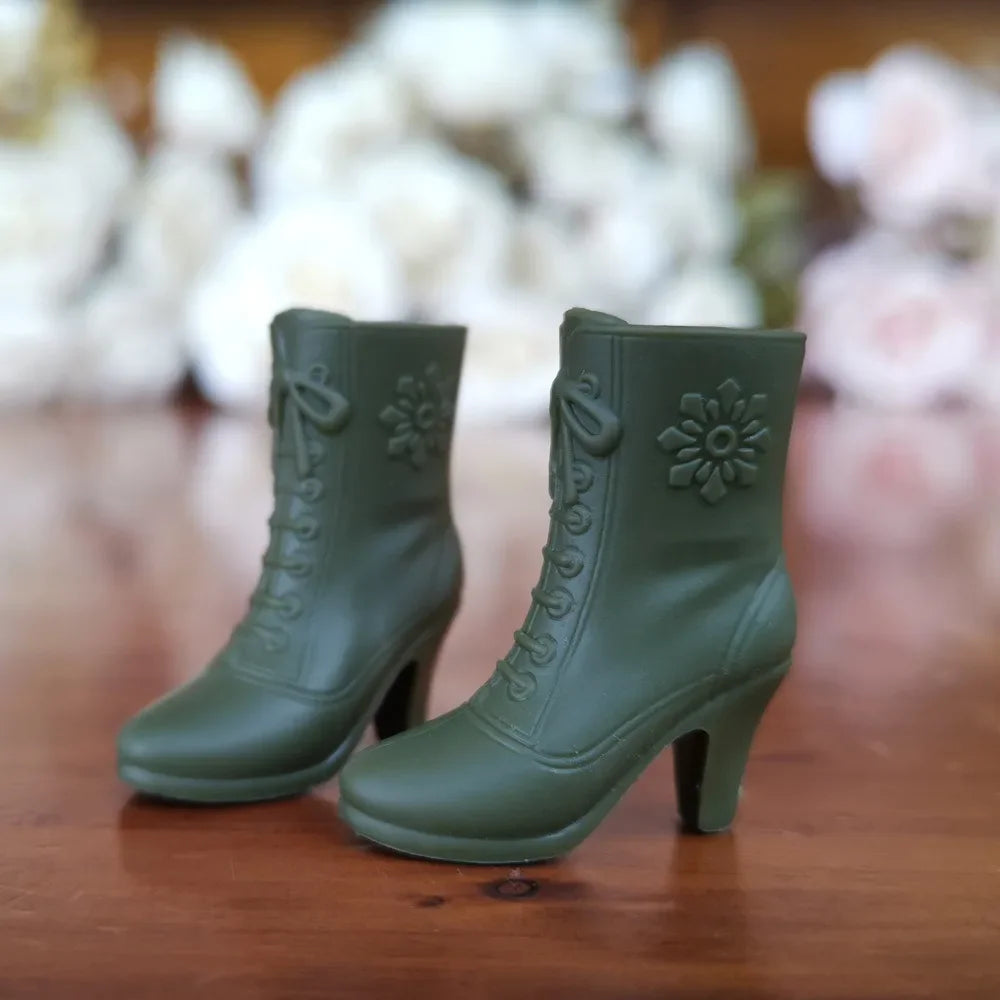 Fashion Doll Shoes Plastic DIY Accessories High Heels Shoes Multistyles for 1/6 BJD 30cm Dolls Fit Foot Length 2cm Dolls
